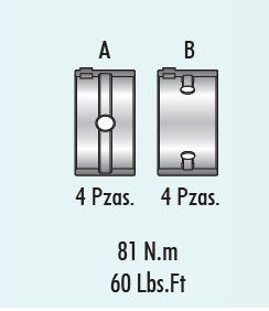 COJINETES DE BANCADA MORESA